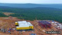 Выполнено более 60% работ по монтажу металлоконструкций производственного комплекса Хвойный