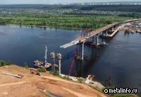 Мост через Каму на обходе Нижнекамска и Набережных Челнов готов на 75%