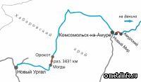 Открыто движение по вторым путям на двух перегонах БАМа в Хабаровском крае