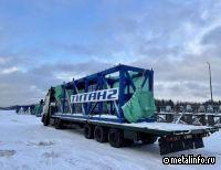 На стройплощадку Ленинградской АЭС-2 доставили три башенных крана-гиганта