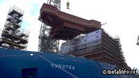 На атомный ледокол «Чукотка» установлена ходовая рубка