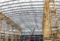 70% металлоконструкций смонтировали на возведении нижегородской ледовой арены
