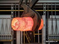 На Красном октябре впервые отлили сифонным способом слиток весом 125 т