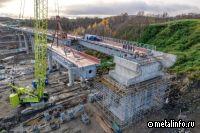 В Мурманской области завершен монтаж железнодорожного моста через Малую Лавну