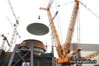 На Курской АЭС-2 завершен монтаж купольной части наружной защитной оболочки энергоблока № 1