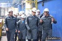 На Уральской Стали с рабочим визитом побывал глава Минпромторга РФ