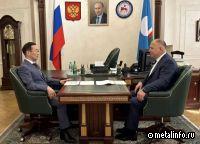 Глава Якутии провел рабочую встречу с руководством полиметаллического холдинга «Селигдар»