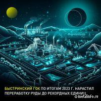 В 2023 году Быстринский ГОК установил новый рекорд по переработке руды