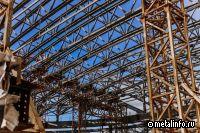 60% металлоконструкций нижегородской ледовой арены уже смонтировали