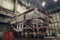 «Верфь братьев Нобель» завершает формирование второго блока корпуса ледокольного буксира «Нарвская застава»