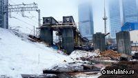 Мостовые блоки ТМПЗ для развязки возле «Москва-Сити»