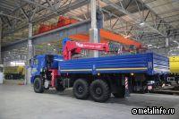 «РИАТ» представил кран-манипулятор на базе шасси КАМАЗ-43118