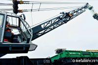 Михайловский ГОК пополнил парк техники новым железнодорожным краном