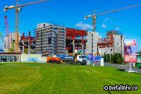 Завершается монтаж конструкций павильона № 20 на ВДНХ