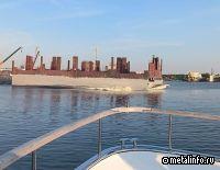 На верфи «Галактика» спущено на воду плавучее нефтехранилище