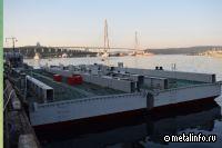 На АО «Восточная верфь» состоялся спуск на воду металлического причала