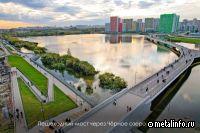 Новый пешеходный мост связал столичную Некрасовку и подмосковные Люберцы