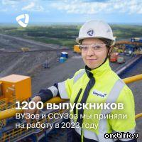 В 2023 году Северсталь приняла на работу 1 200 выпускников ВУЗов и ССУЗов