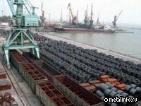 Перевалка чёрных металлов в морпортах России за январь упала на 33,4%