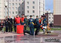 При поддержке Северстали состоялась церемония зажжения Огня Победы на территории Военного университета радиоэлектроники