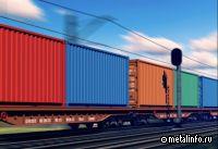 Перевозки чёрных металлов в контейнерах за I полугодие снижены на 18,7%
