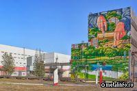 «Большая руда – большие дела!»: на Михайловском ГОКе завершена роспись масштабного индустриального мурала