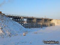 Завершен монтаж мостового пролетного строения через протоку Большая Березовая в ХМАО