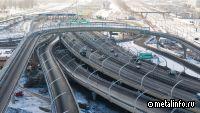 Мостовой металлопрокат ОМК по новой технологии применили в строительстве Витебской развязки