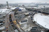 Продолжается реконструкция «клеверного листа» на пересечении МКАД с улицей Верхние Поля