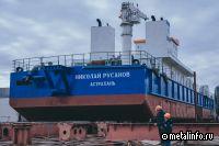 В Астраханской области спущен на воду земснаряд «Николай Русанов»