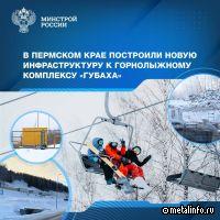 В Пермском крае построили новую инфраструктуру к горнолыжному комплексу «Губаха»