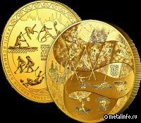 Золото слабо дешевеет на заявлениях Трампа