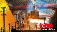 Турция увеличивает импорт сырья и полуфабрикатов, но покупает меньше проката