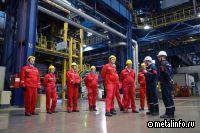 Представители департамента цифровых технологий Минпромторга посетили промплощадку ЧерМК