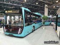 В Санкт-Петербурге протестируют новый автобус-гармошку «КАМАЗ»
