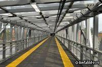 Открыт самый длинный крытый пешеходный переход из алюминия в России